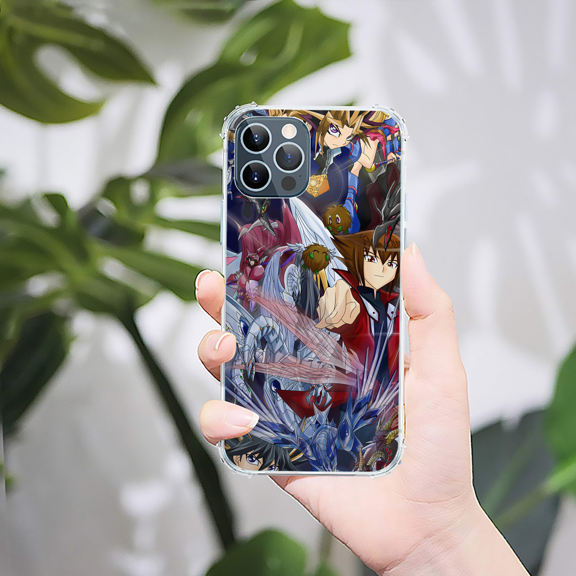 （画像用） 遊☆戯☆王 Yu-Gi-Oh! 【iPhone 12シリーズ対応】透明スマホケース（クリアソフトケース）